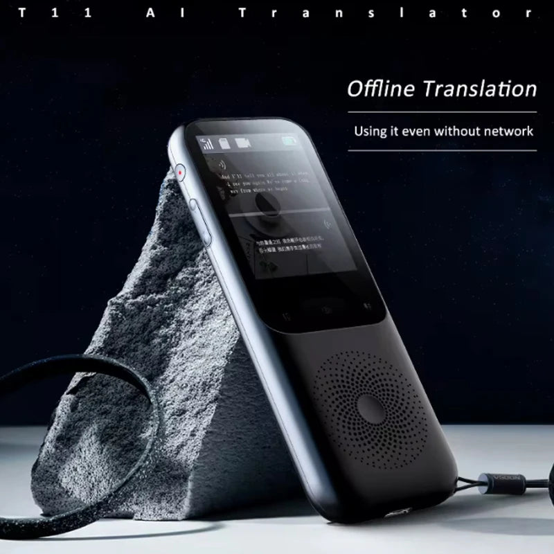 T11 Smart Translator,138 Language Portable Audio Translator Offline Real-Time Intelligent Voice AI Voice Photo Translator