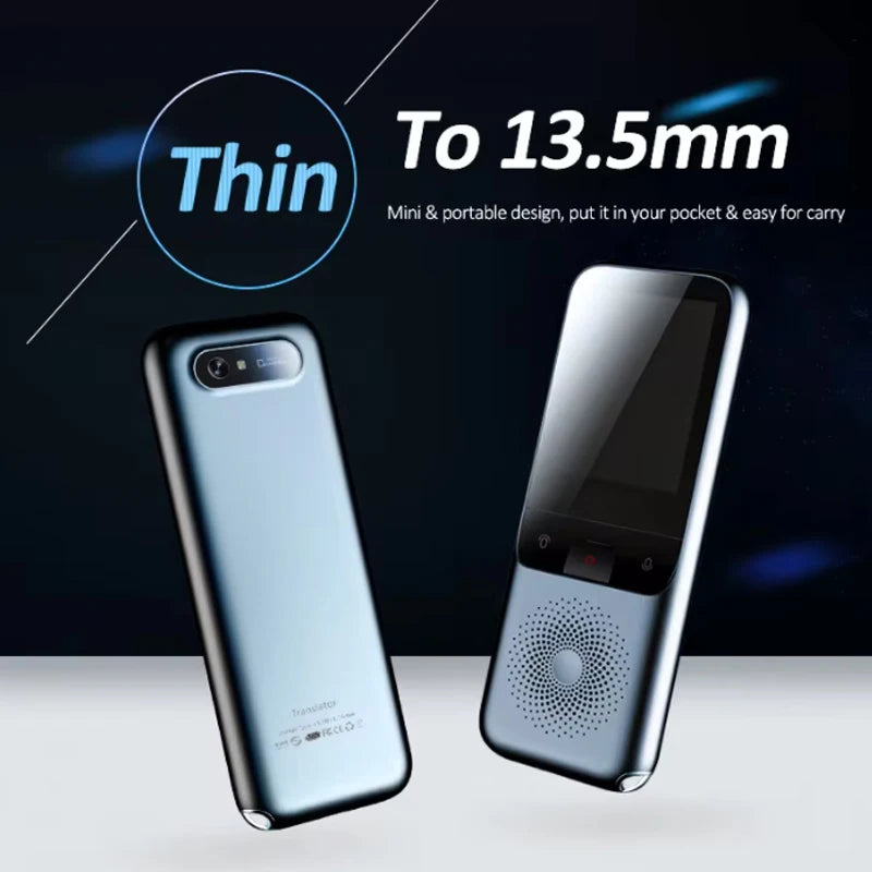 T11 Smart Translator,138 Language Portable Audio Translator Offline Real-Time Intelligent Voice AI Voice Photo Translator